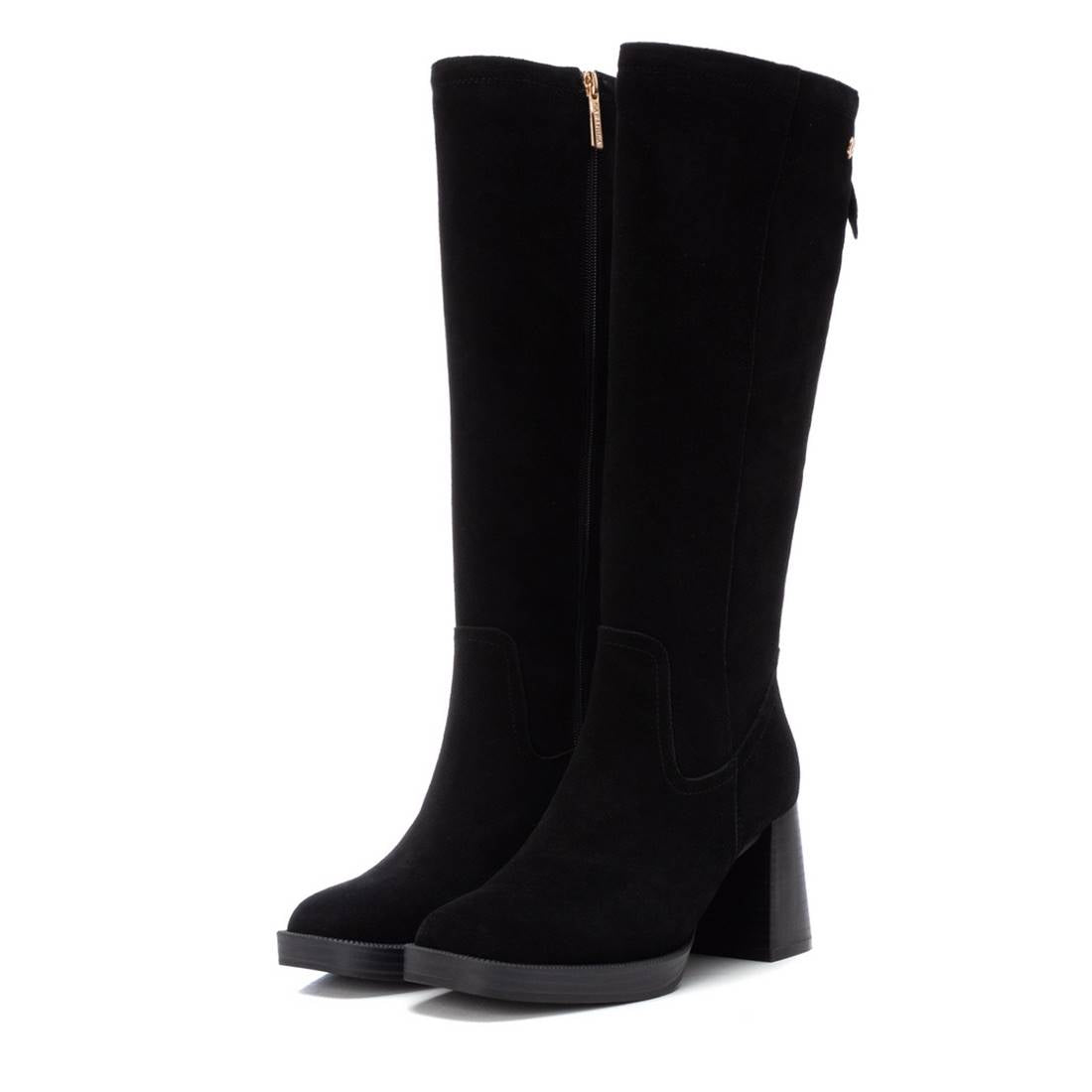 Carmela 16121701 bottes cuir noir talon 8 cm