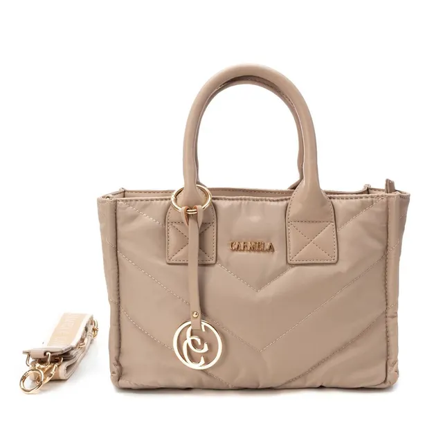 Carmela 18614002 sac bandoulière beige textile