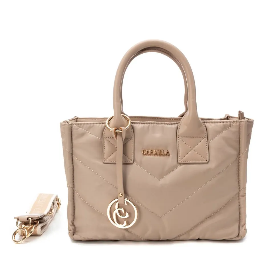 Carmela 18614002 sac bandoulière beige textile