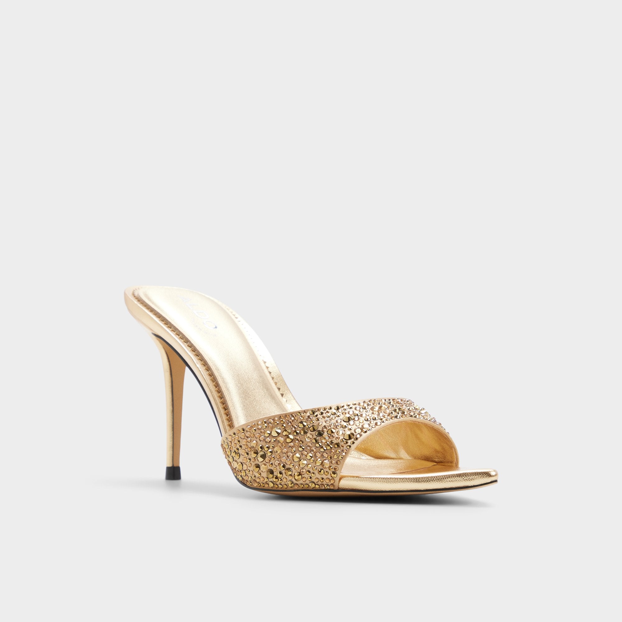 ALDO Reanna mules talons doré strass