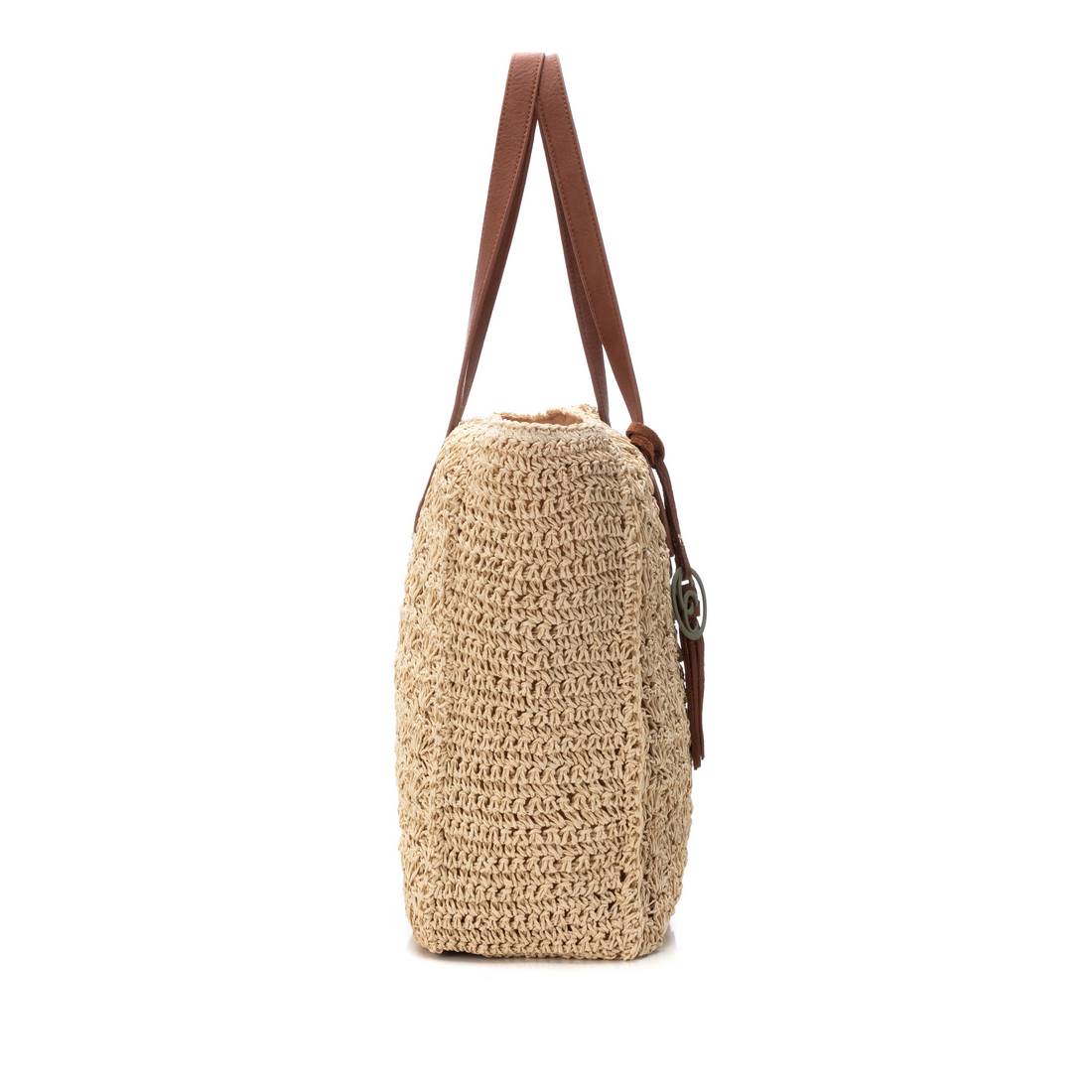 Carmela 18610501 sac marron raphia épaule été
