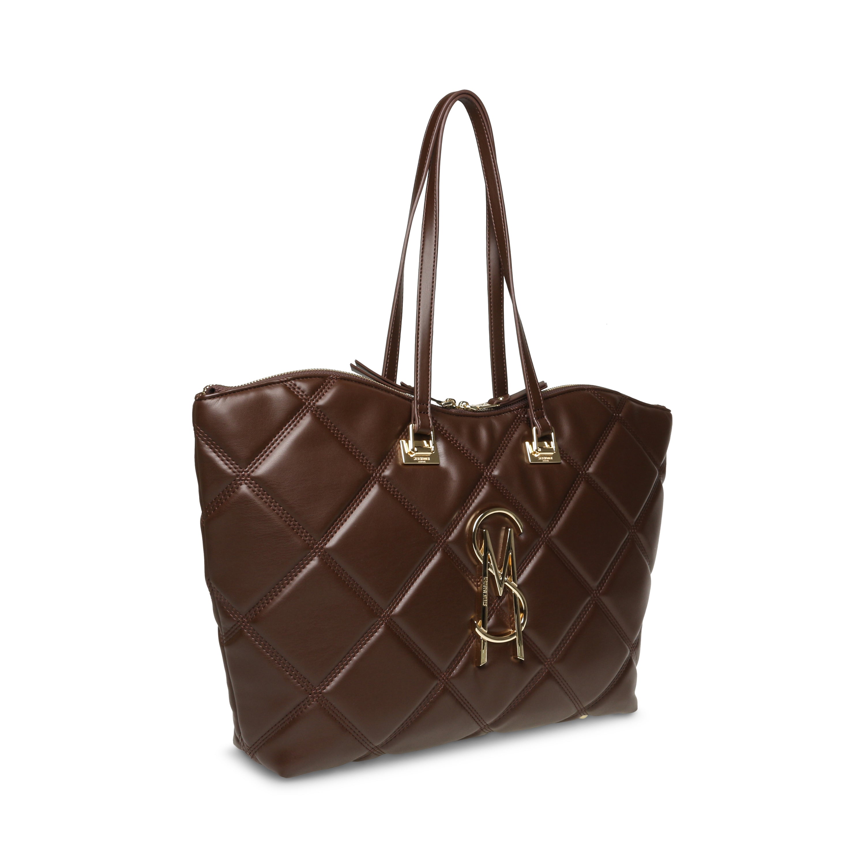 Steve Madden Bvuse sac cabas marron choc/gld synthétique