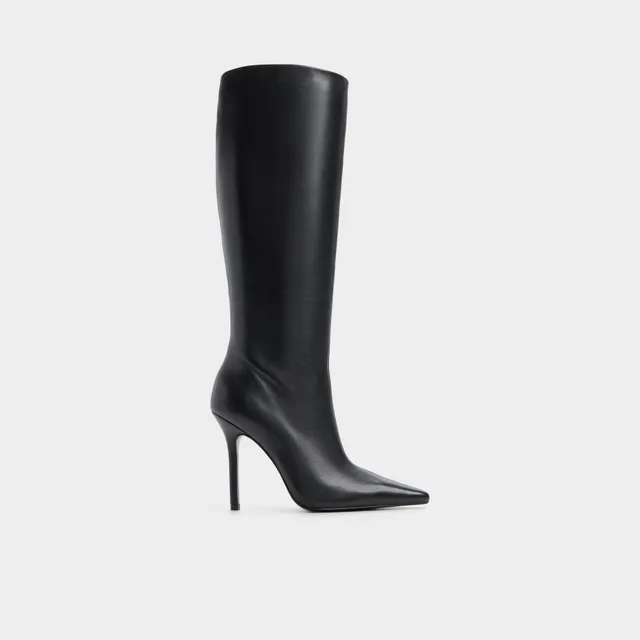 ALDO Ridlee bottes hautes talon aiguille noires