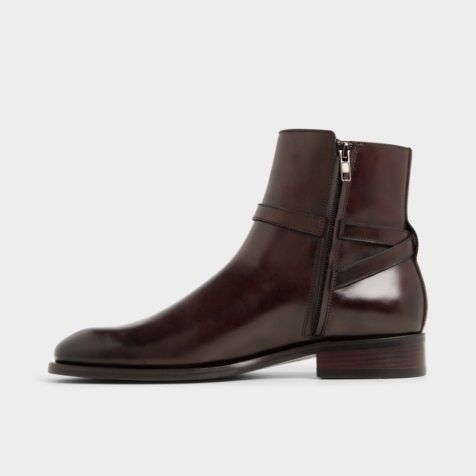 ALDO Visco bottines cuir marron talon