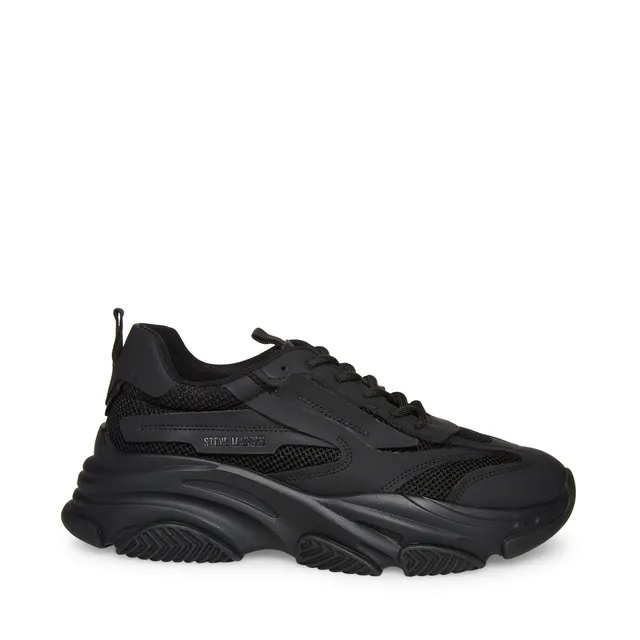 Steve Madden Possess baskets homme noires semelle épaisse