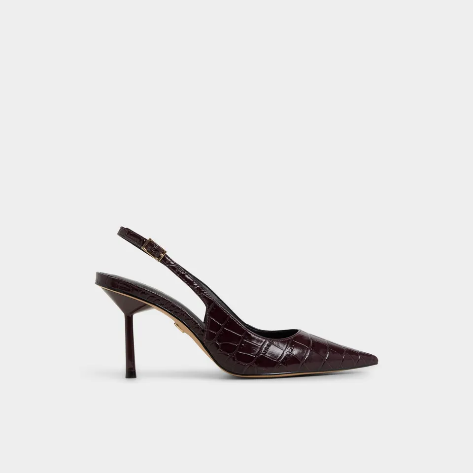 ALDO Seralina sandales talon rouge croco