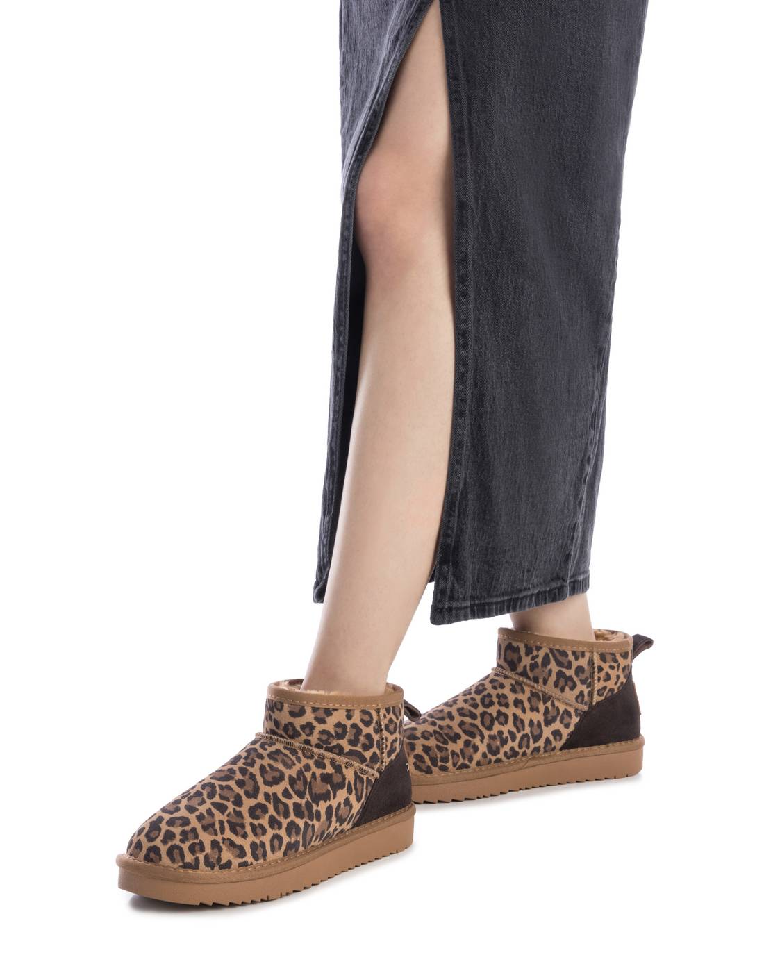 Carmela 16263505 bottines femme léopard fourrées