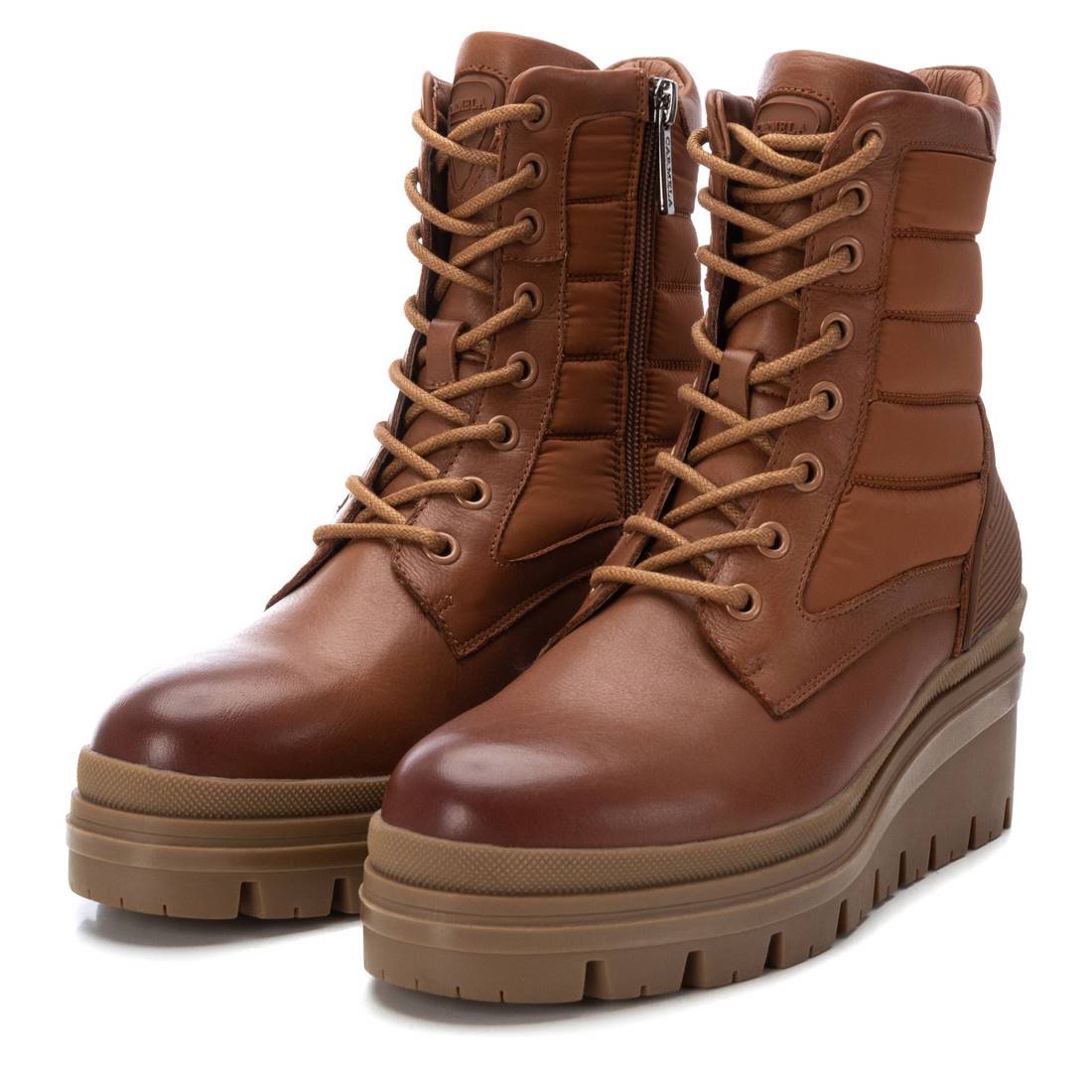 Carmela 16032502 bottine militaire marron plateforme