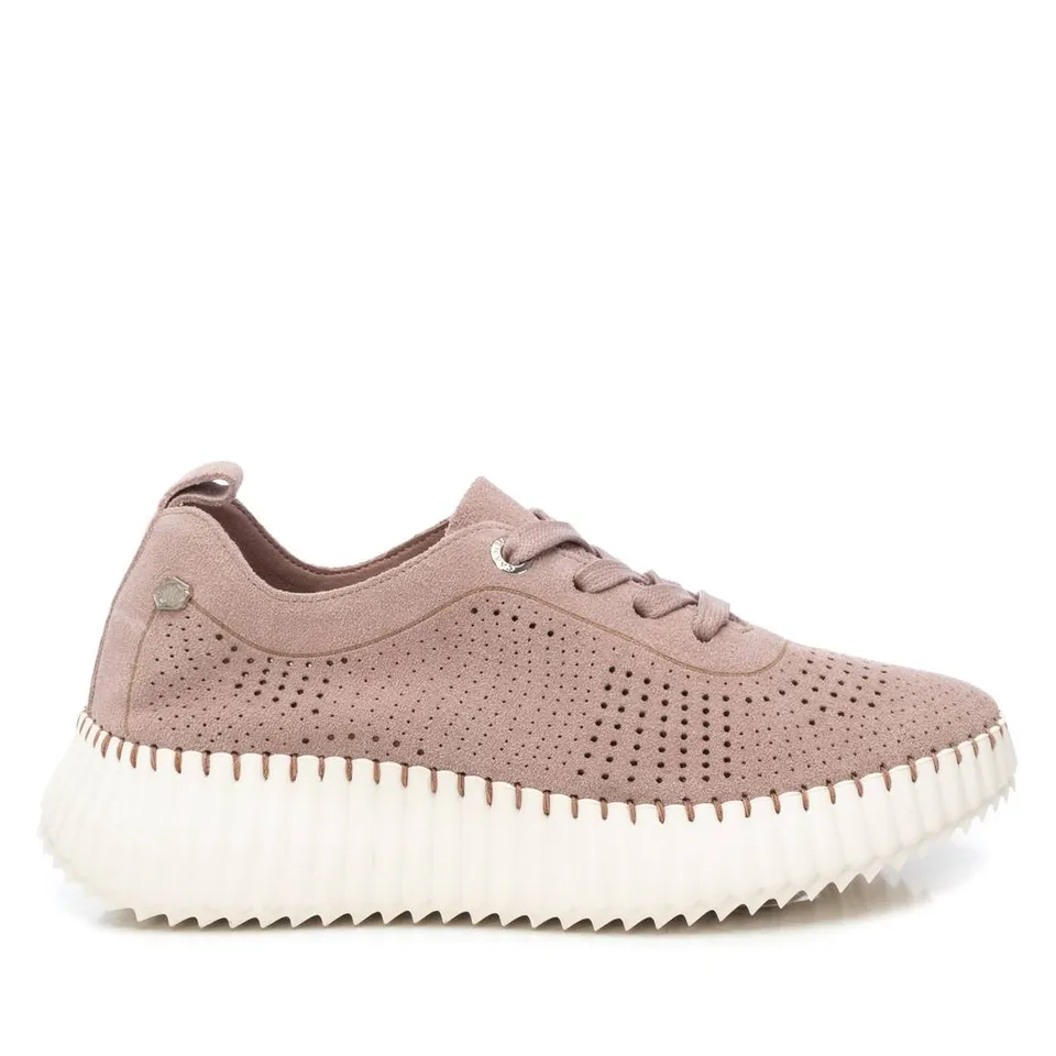 Carmela 16232507 mocassin cuir nude plat