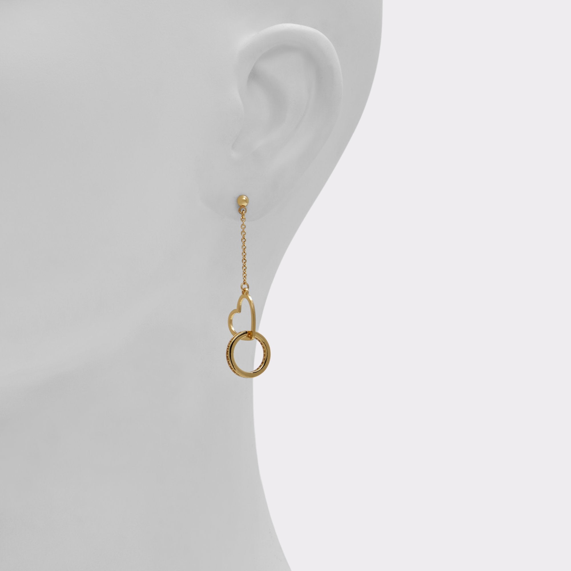 ALDO Lovecharm boucles d'oreilles fantaisie dorées