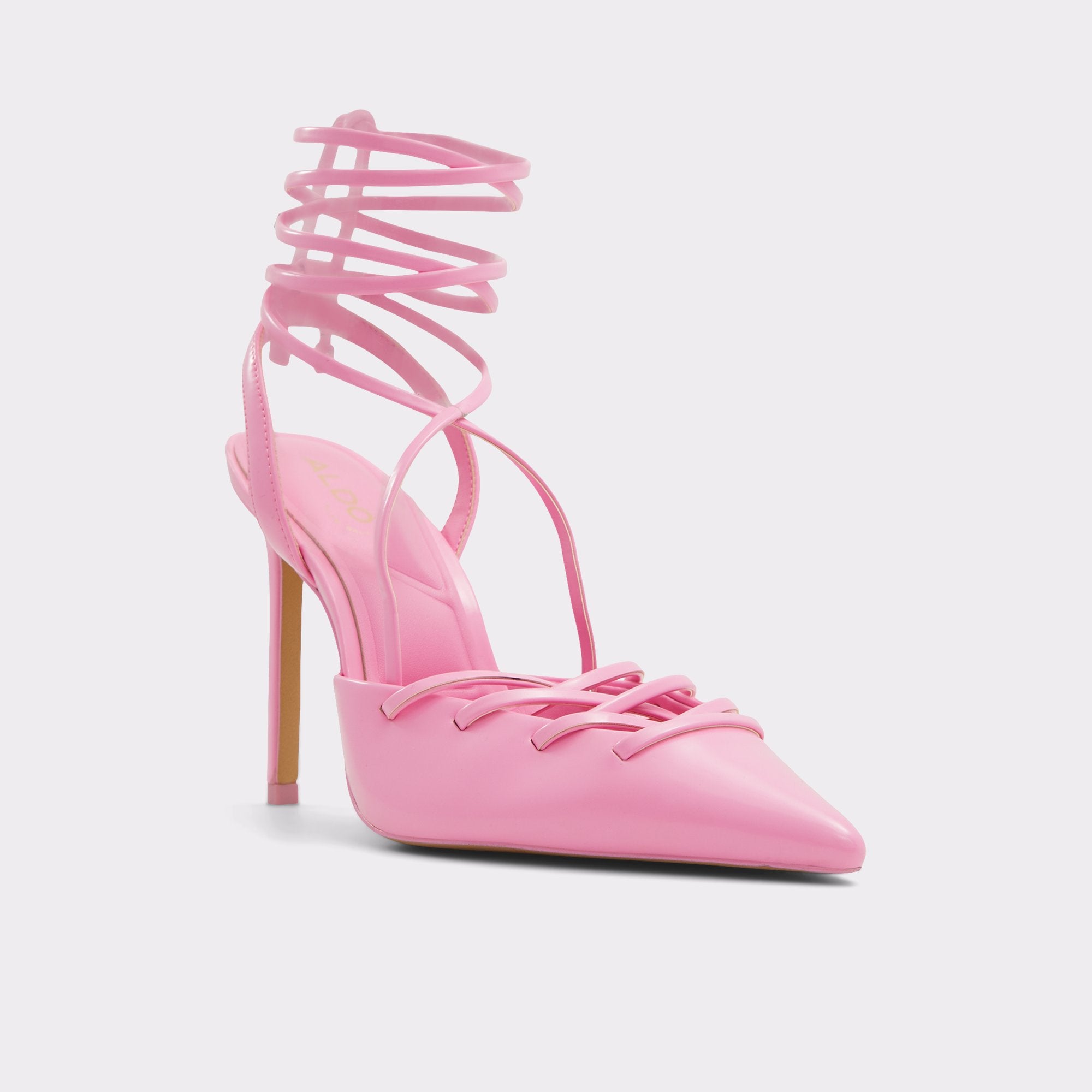 Aldo Maely baskets femme rose sans lacets