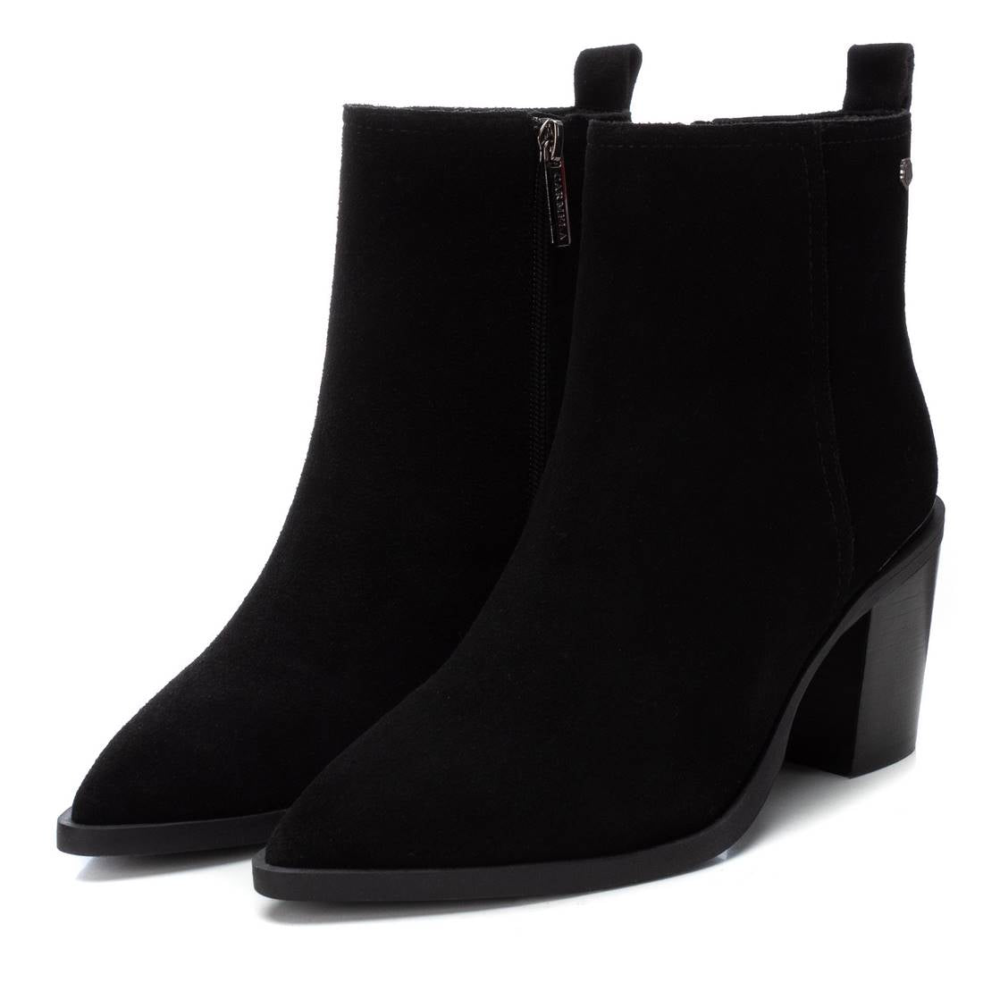 Carmela 16189504 bottines cuir noir talon 9 cm