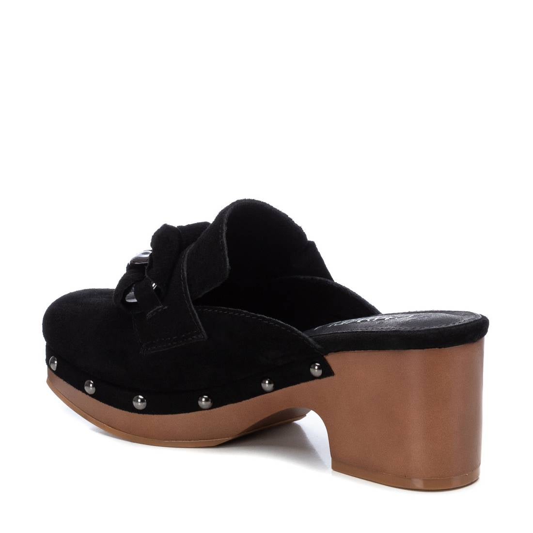 Carmela 16046904 sabot noir suède talon