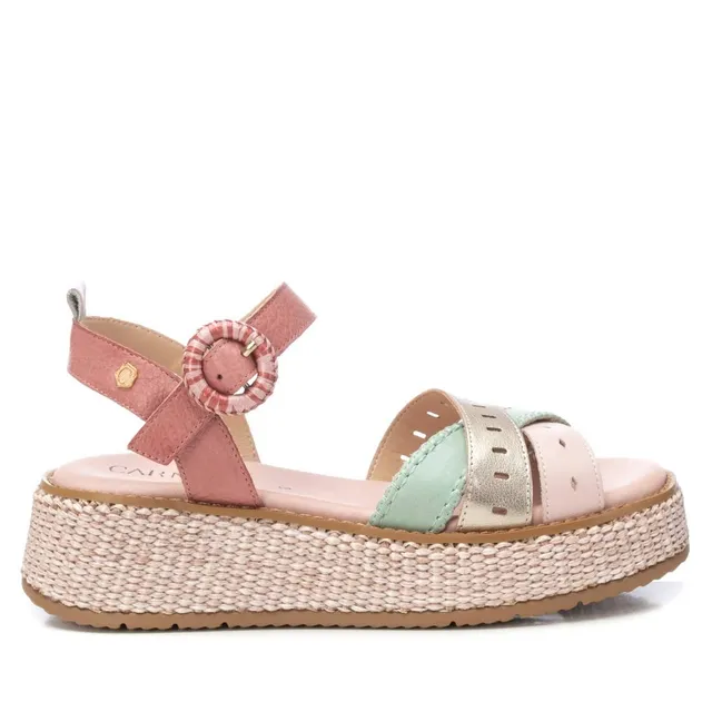 Carmela 16235205 sandale nude cuir croisée talon 5cm