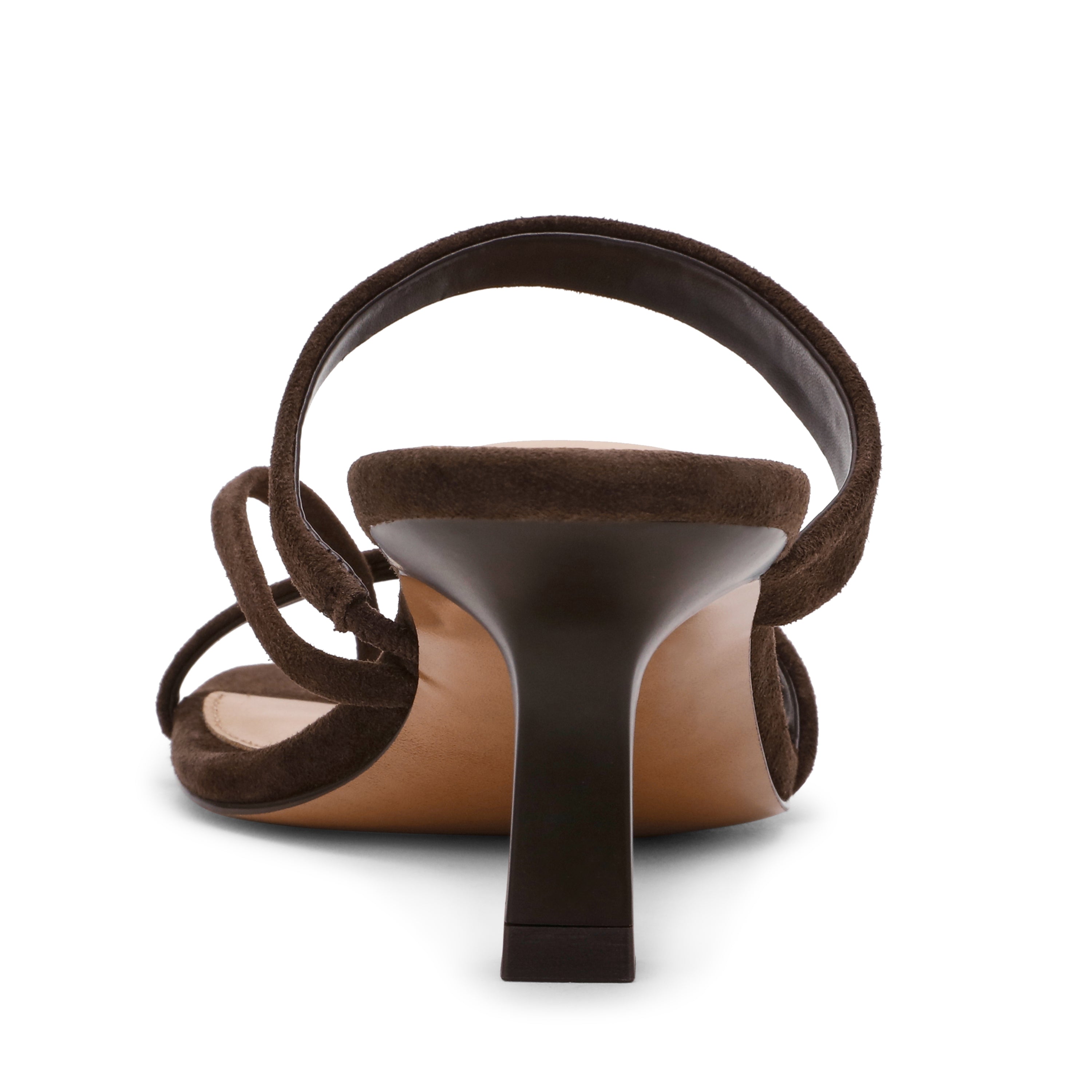 Steve Madden Ajay sandales daim marron talon 4,5 cm
