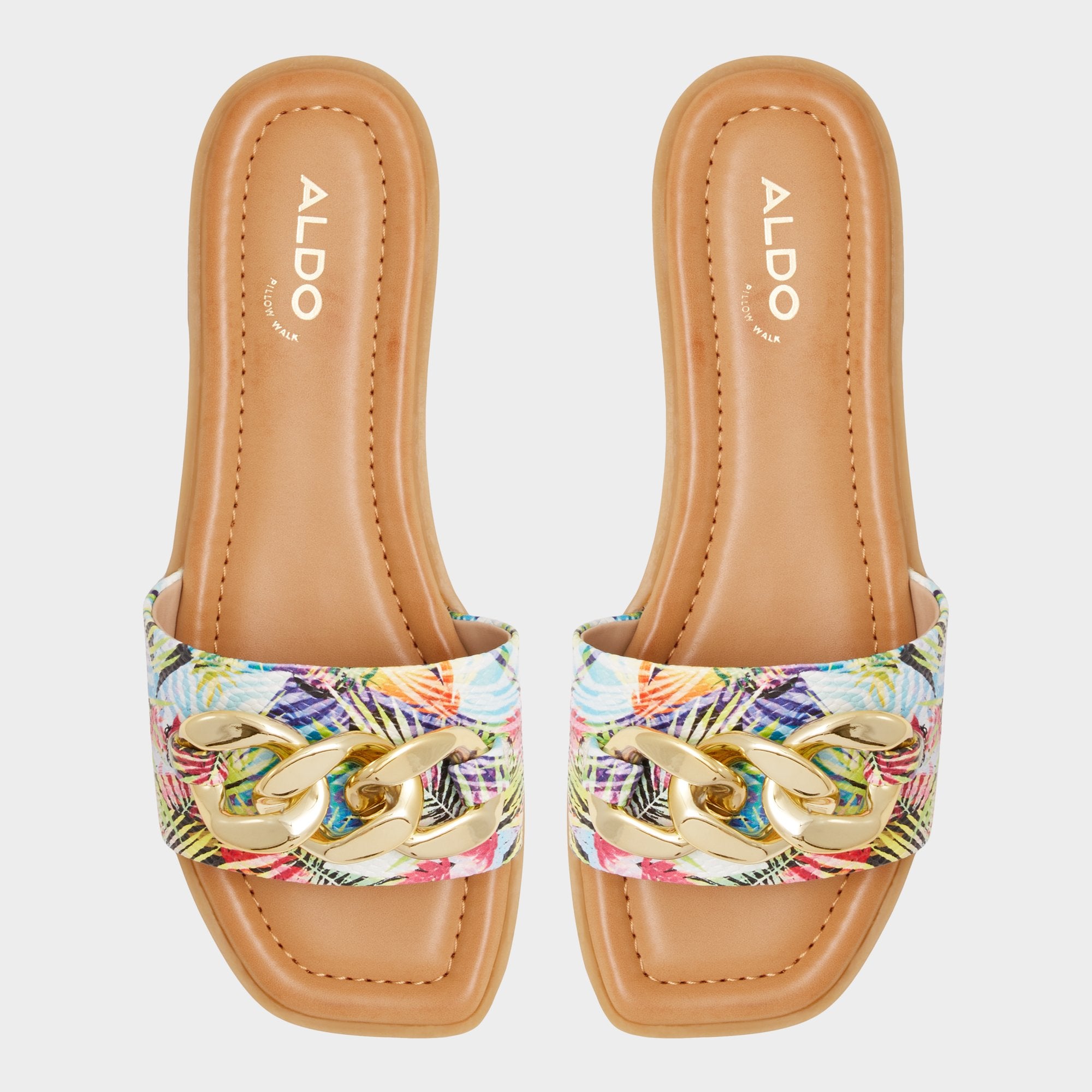 ALDO Ezie claquettes raphia plates plage