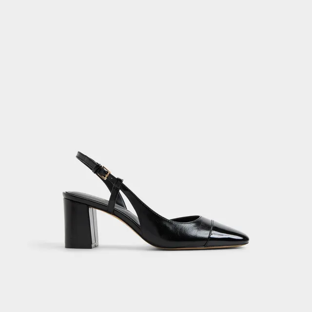 ALDO Emanuelle escarpins noirs talon bloc
