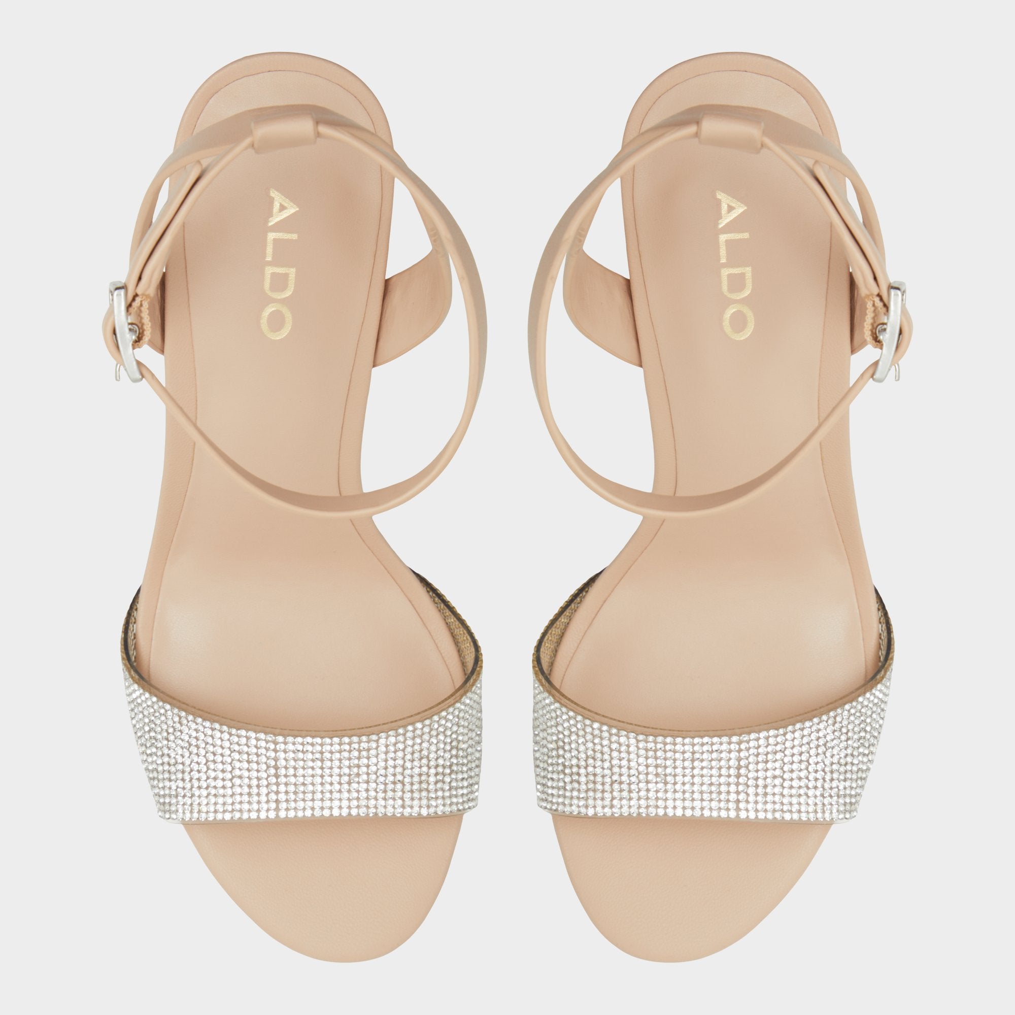 ALDO Dyanne sandales à talon beige talon bloc