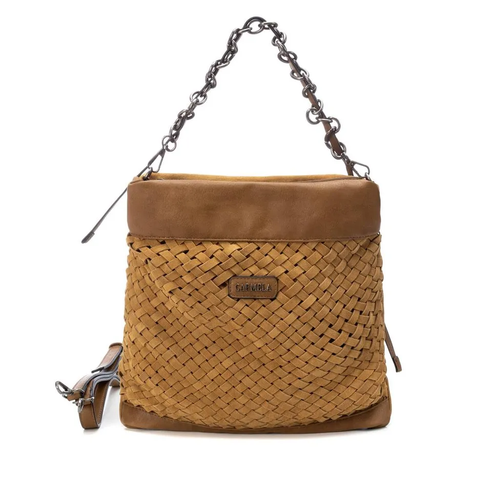 Carmela 18600402 sac cuir jaune bandoulière