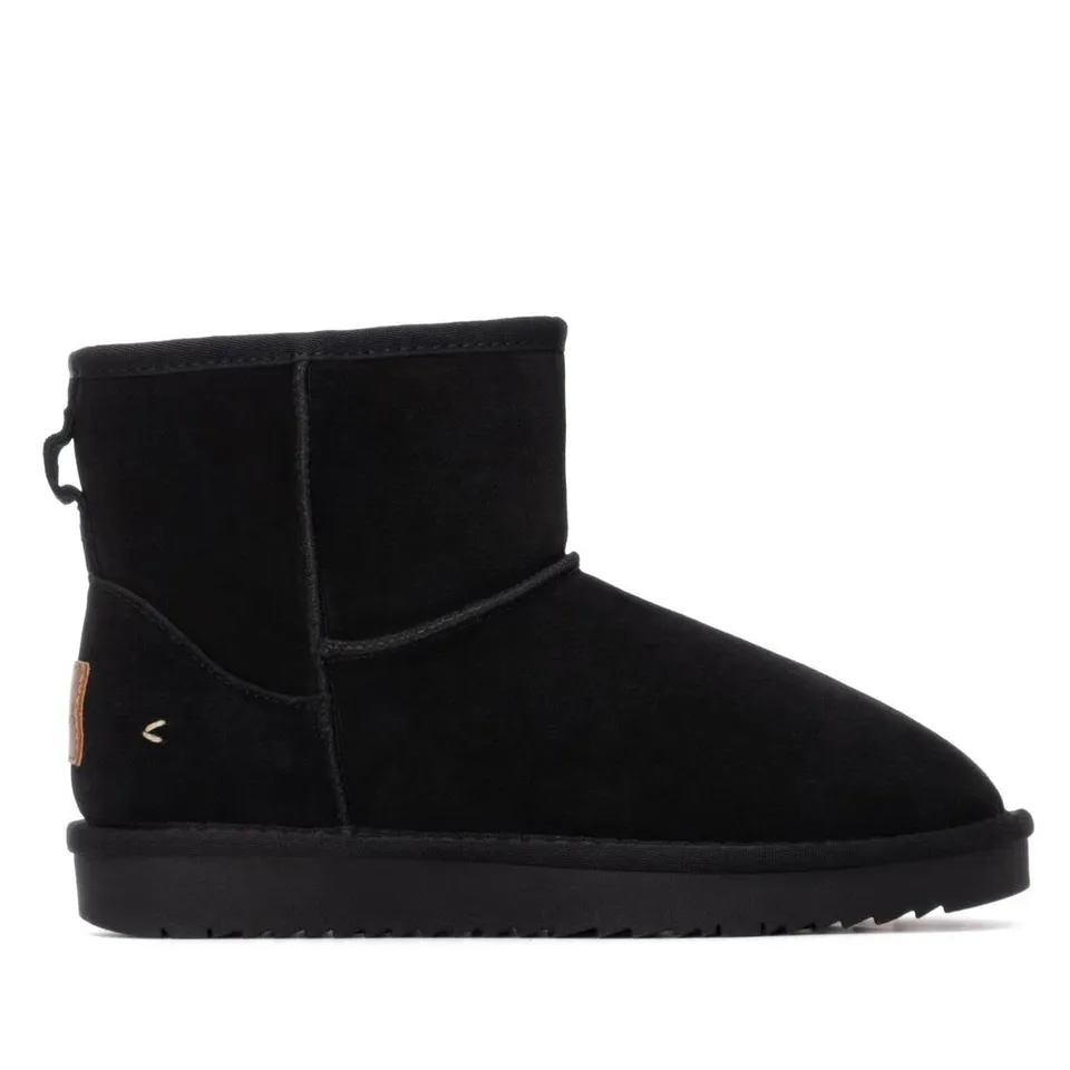 Carmela 16263401 bottines femme noir fourrées cuir