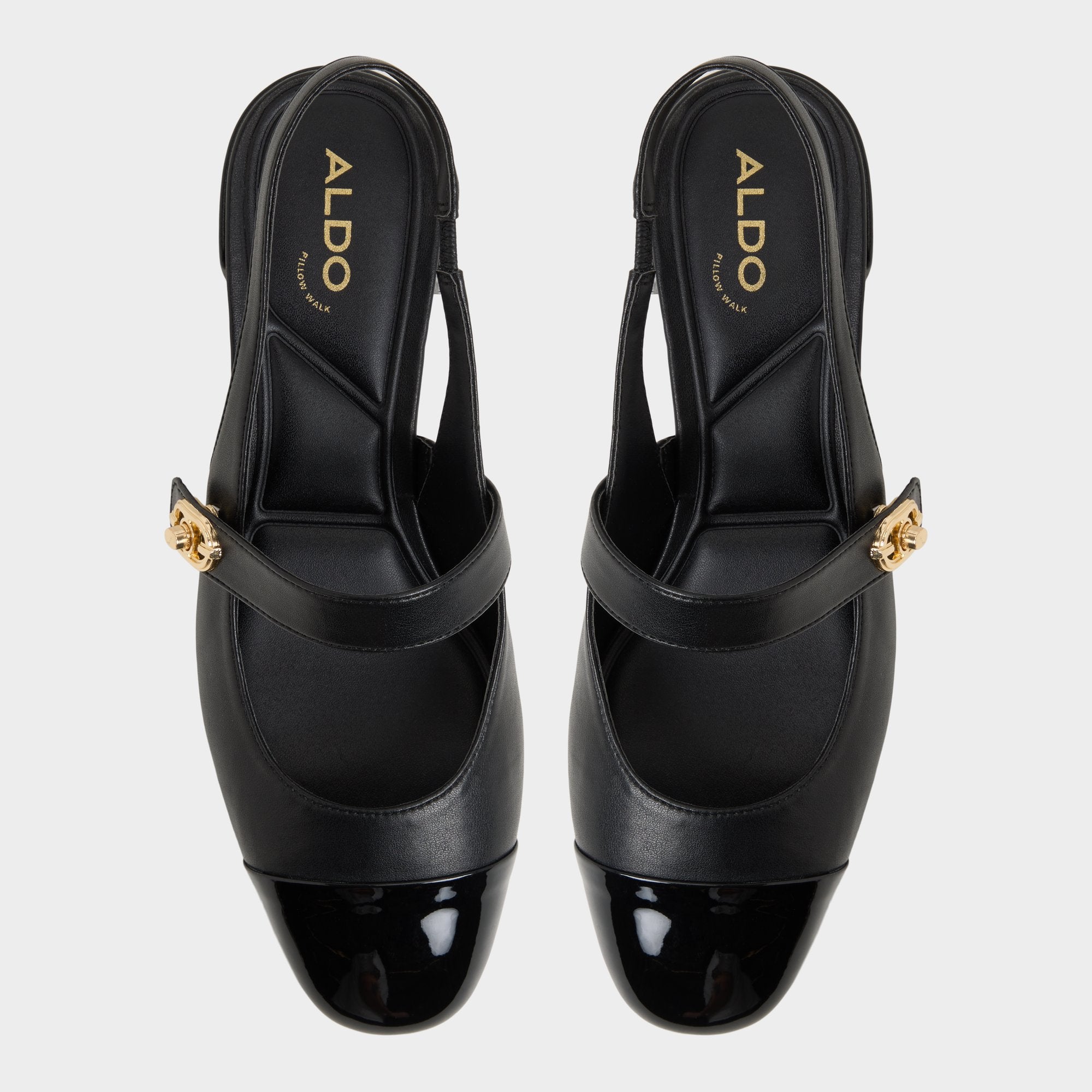 ALDO Agathe sandales noires talon bloc