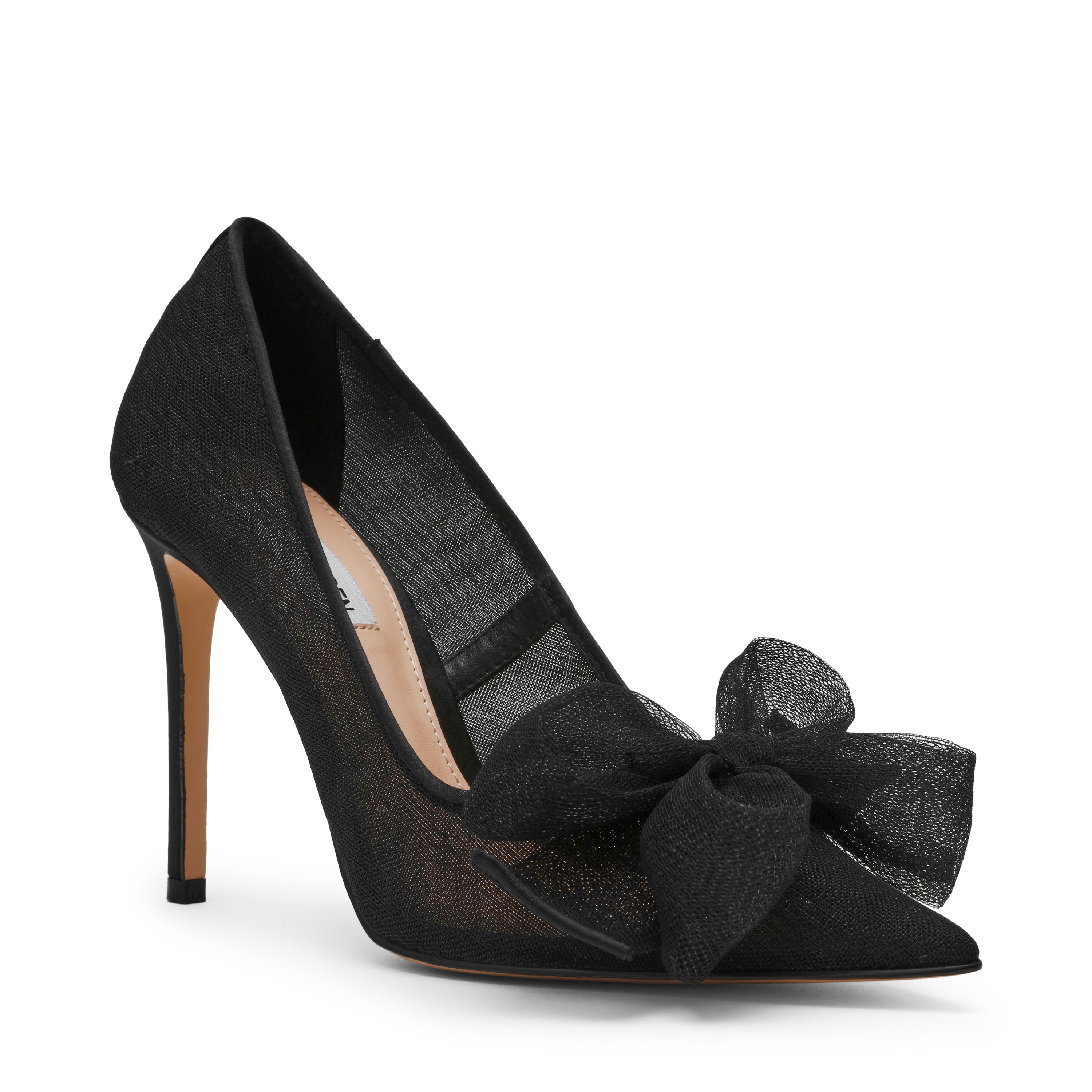 Steve Madden Taffy escarpin noir maille talon 11cm