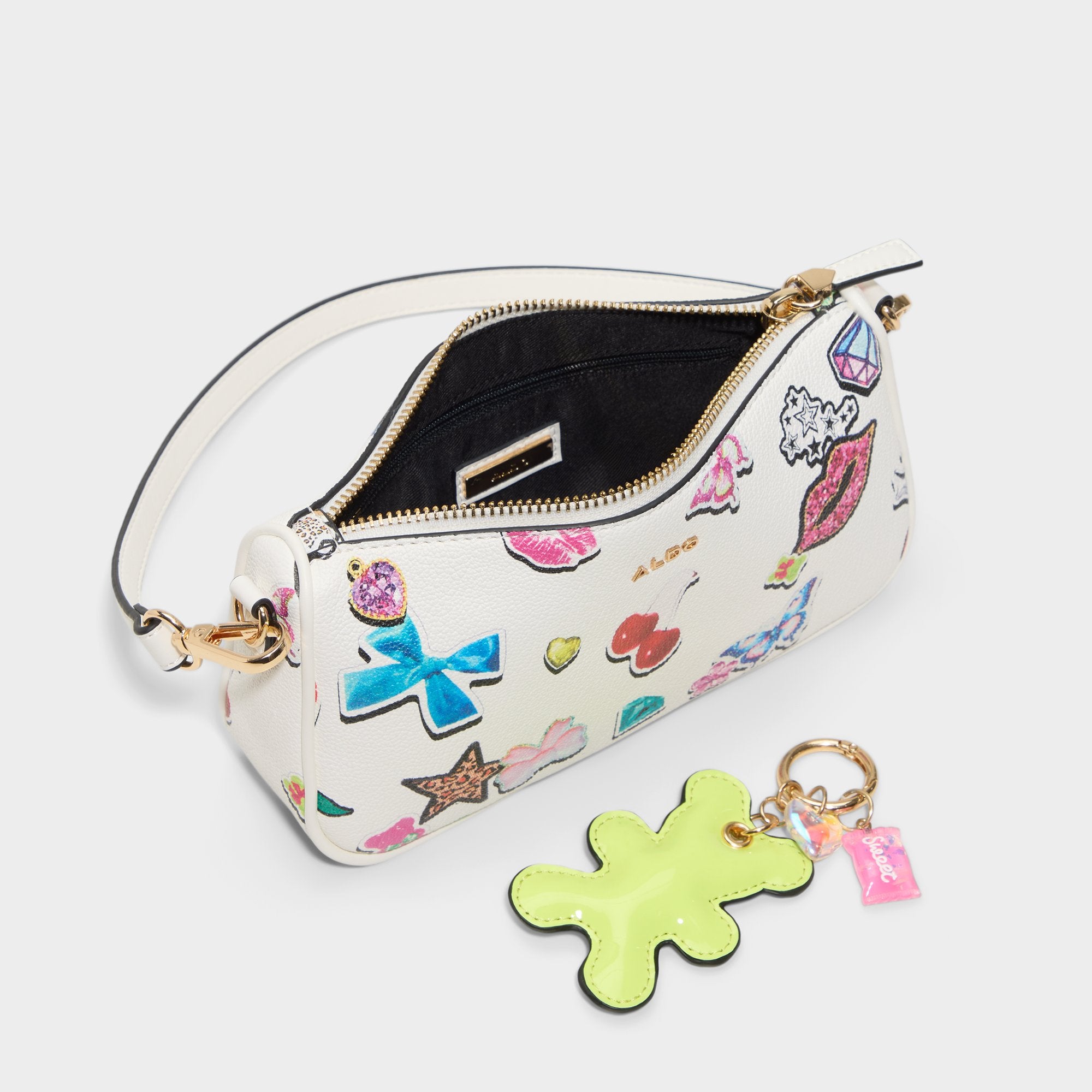 ALDO Jellybee sac à main texturé noir