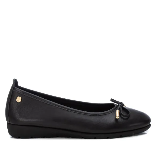 Carmela 16198503 ballerine noir cuir plat