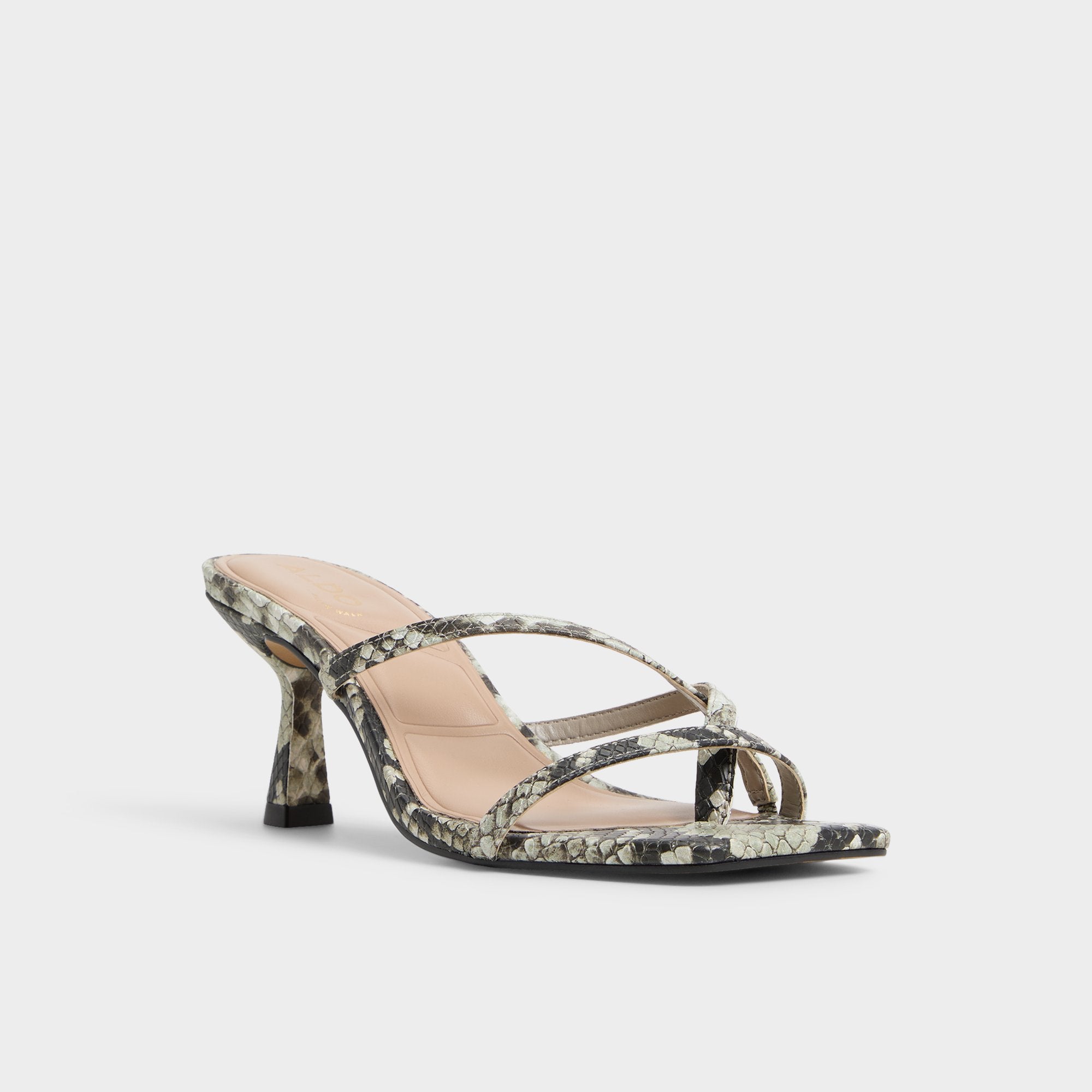 ALDO Calypsa sandales à talons brides blanches