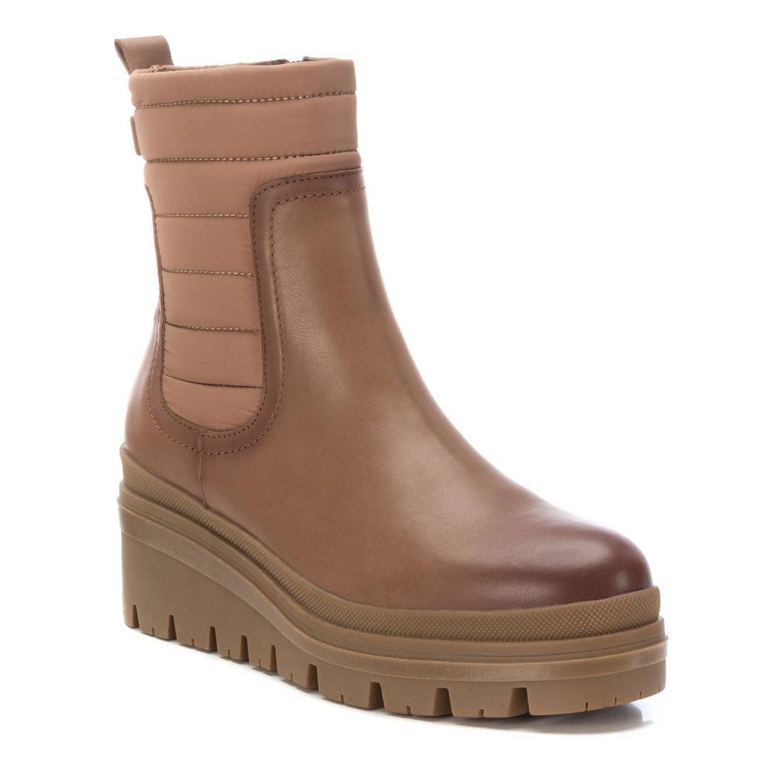 Carmela 16032603 bottine cuir marron plateforme 5 cm