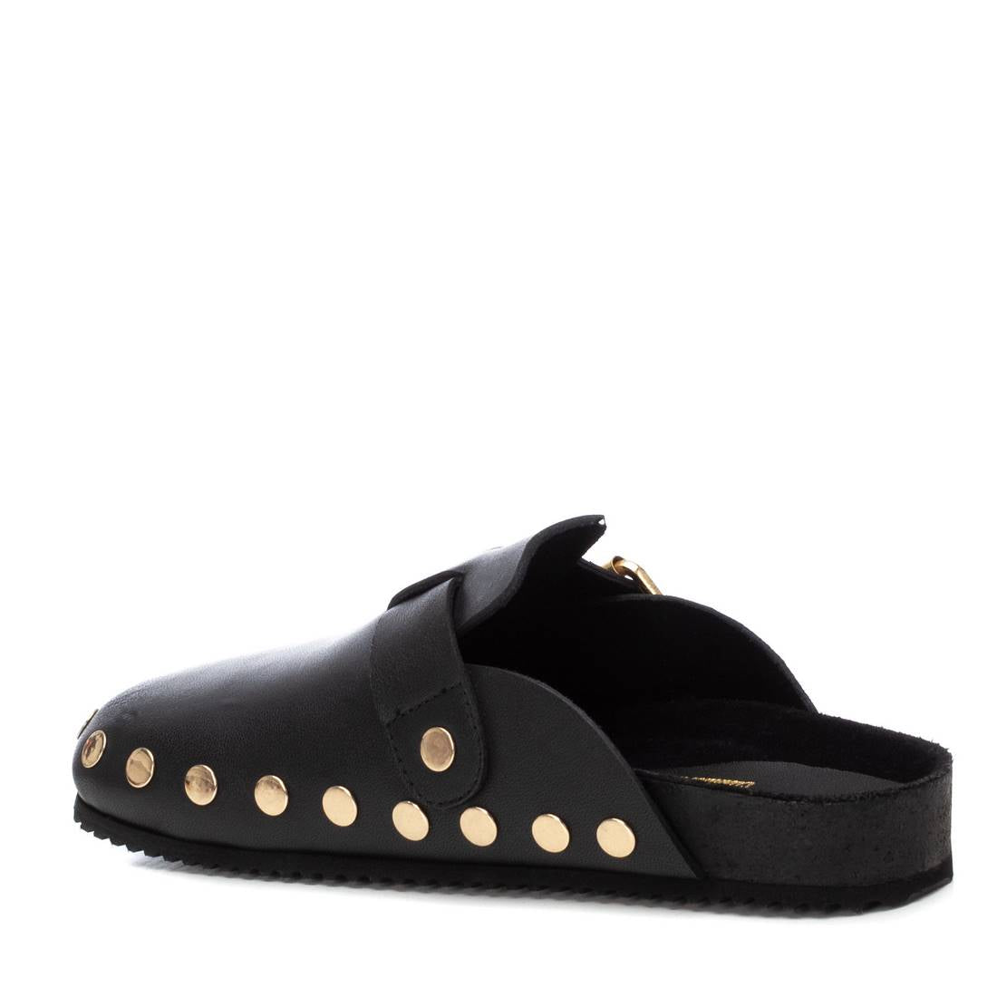 Carmela 16212701 sabot femme noir cuir clouté