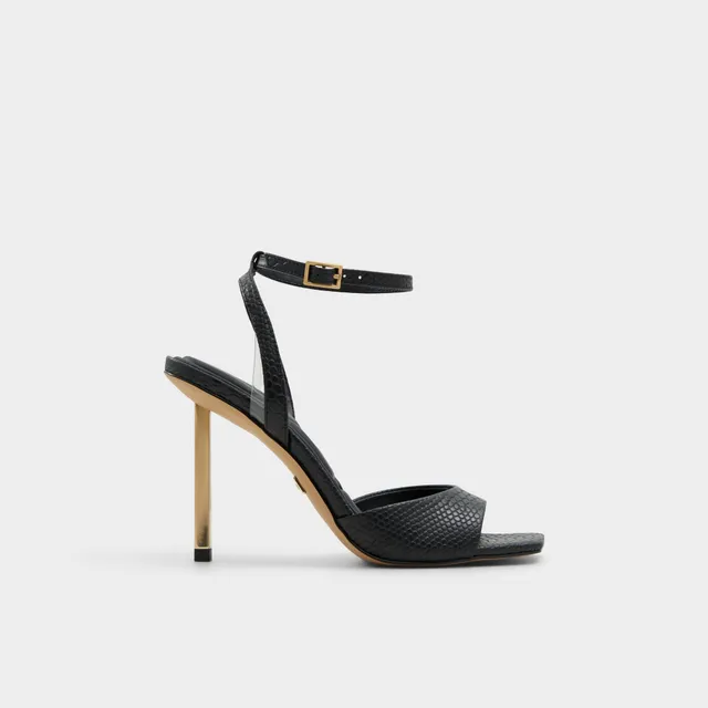 ALDO Lettie sandales talon aiguille noires brides