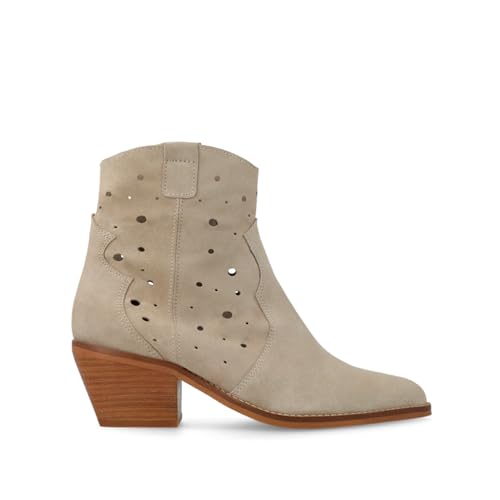 LODI PORTURI bottines cuir beige femme