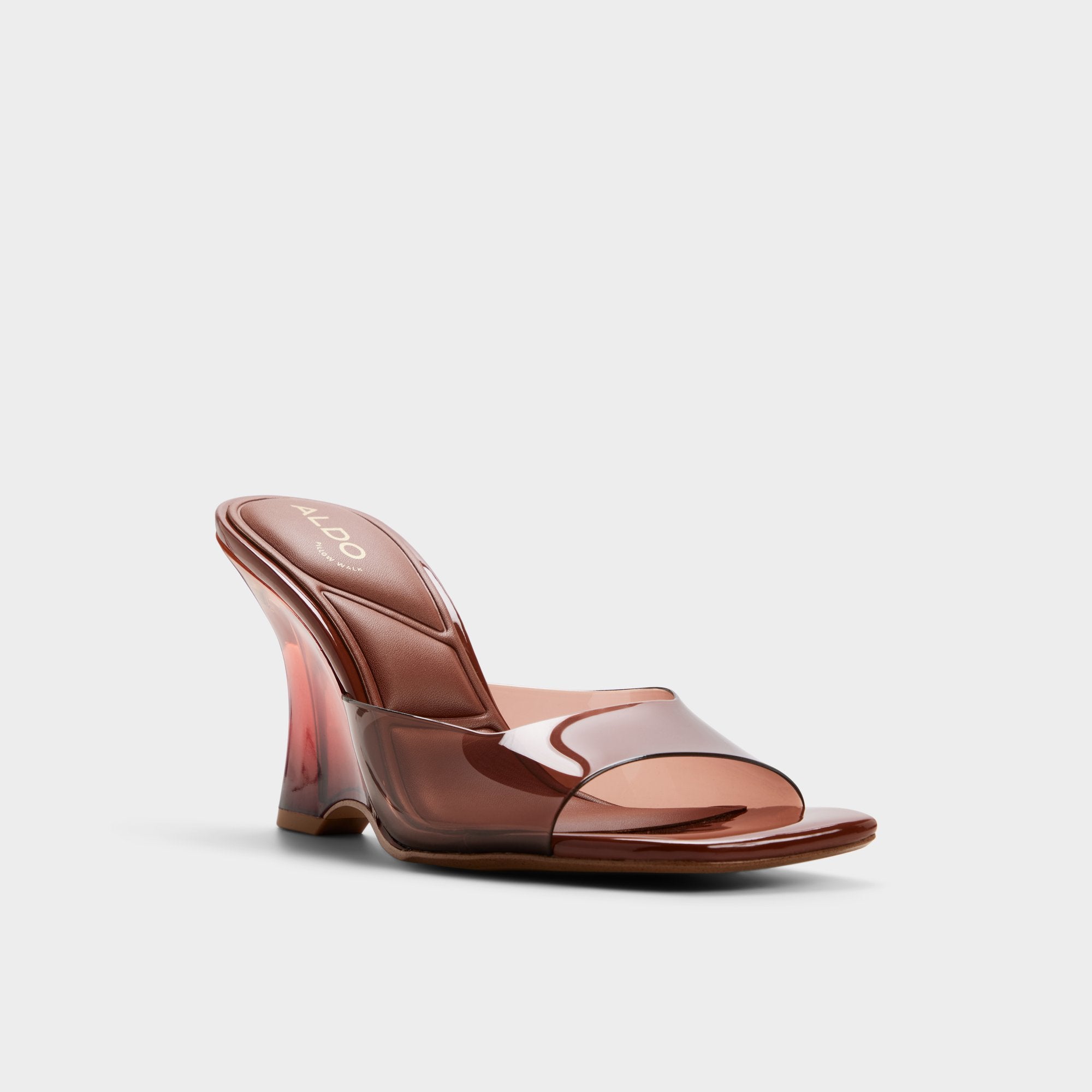 ALDO Lumina baskets compensees marron