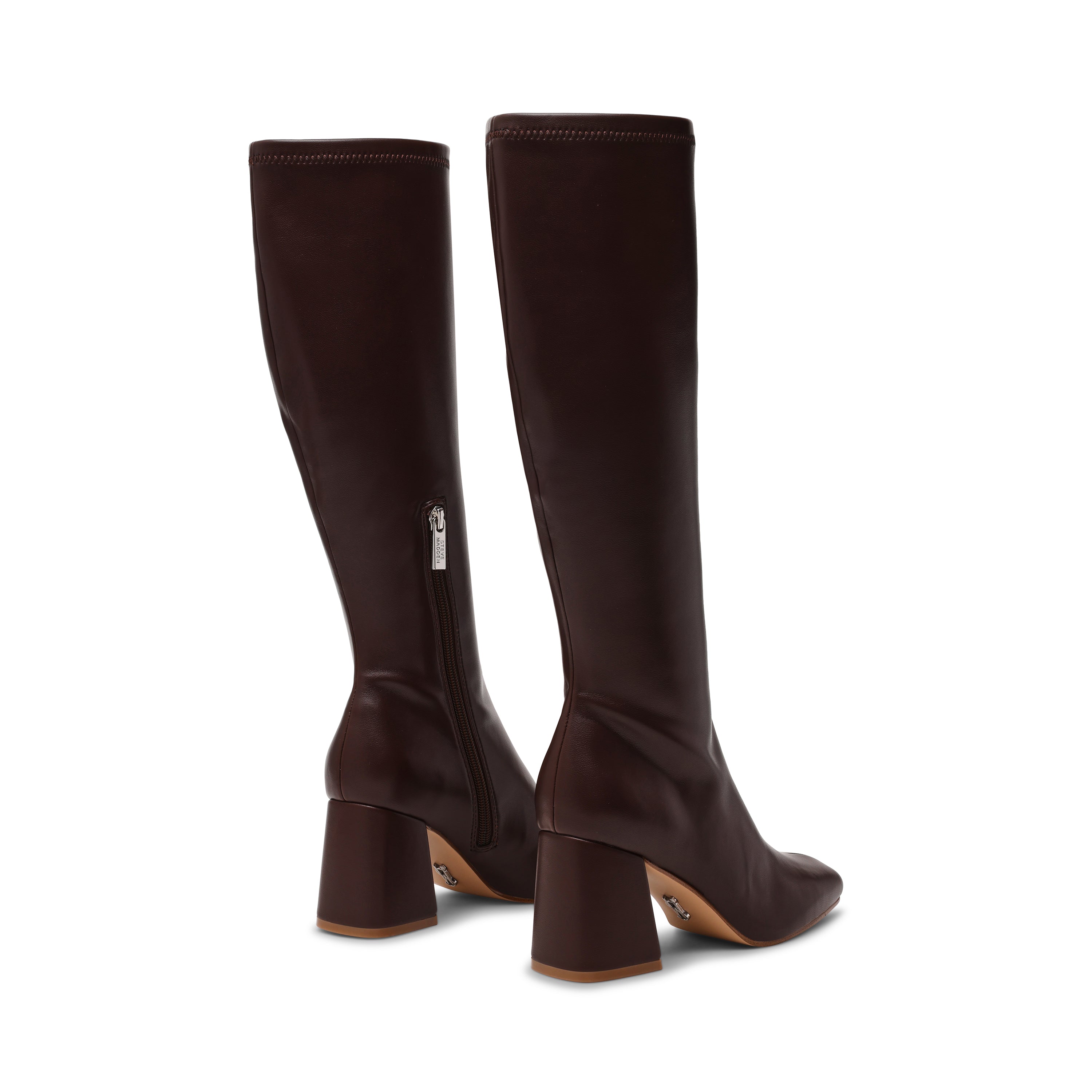 Steve Madden Hauler bottes marron café talon 7 cm