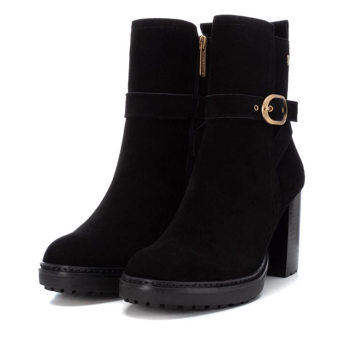 Carmela 16113501 bottine cuir noir talon 8 cm 35-41