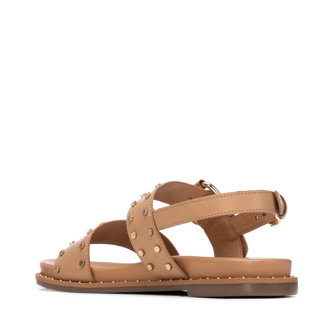 Carmela 16319703 sandale cuir marron clous