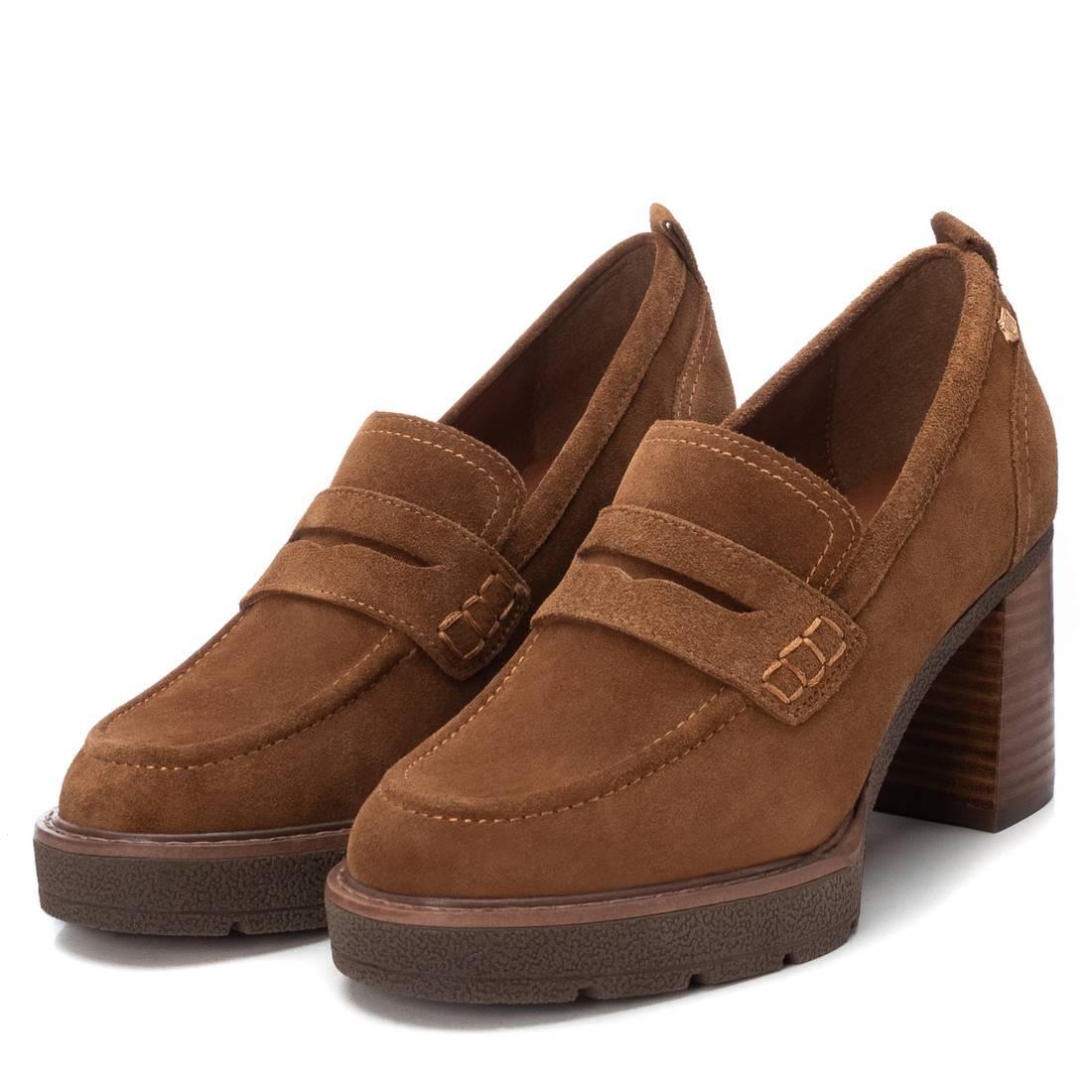 Carmela 16185702 mocassin femme marron talon 8 cm