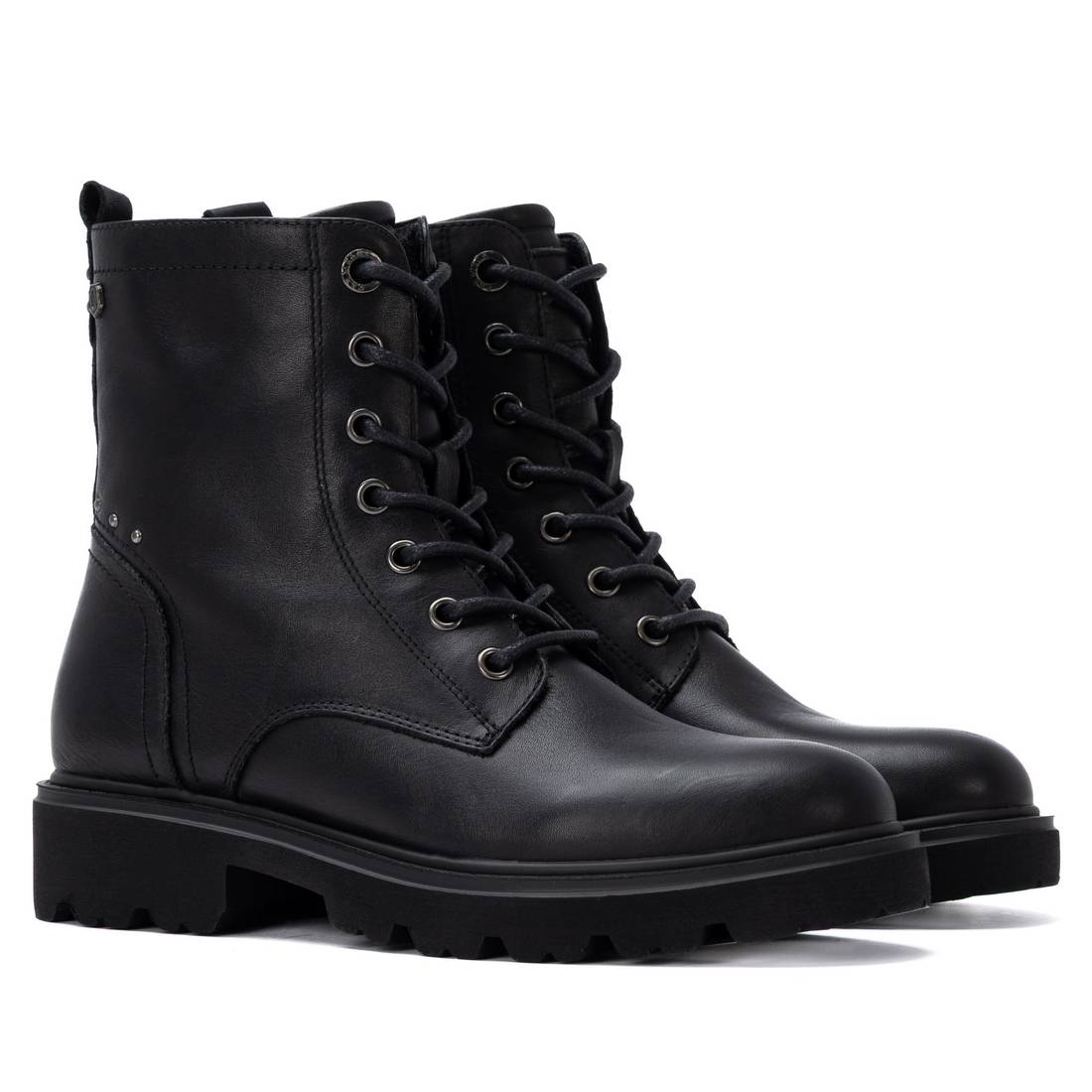 Carmela 16433701 bottines femme noir cuir lacets