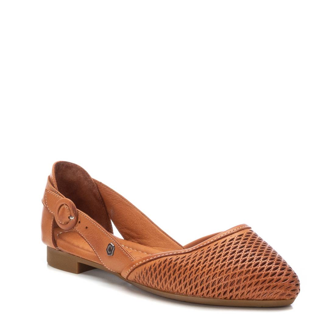 Carmela 16076001 ballerines cuir marron ajouré