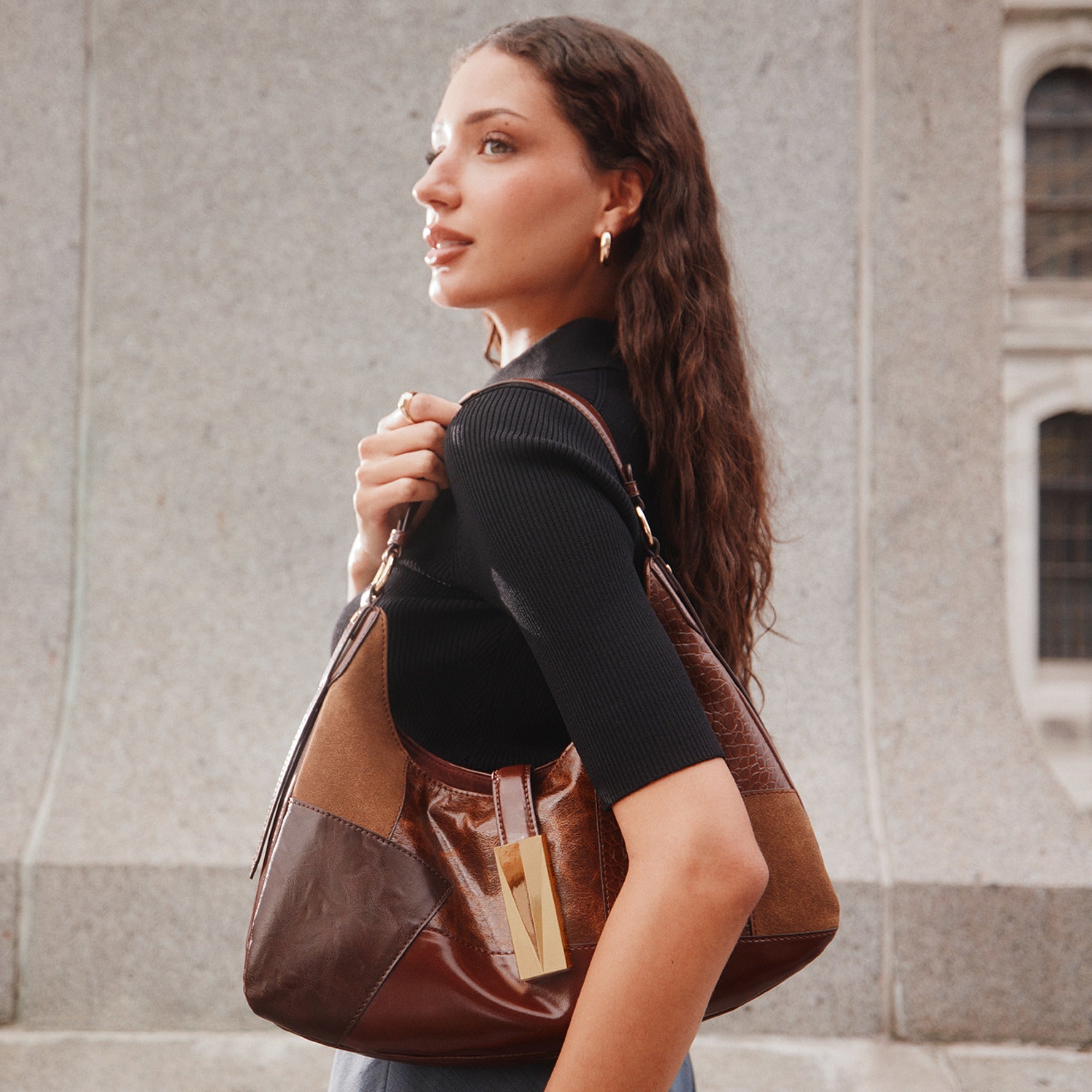 ALDO Aliceaax sac épaule patchwork souple