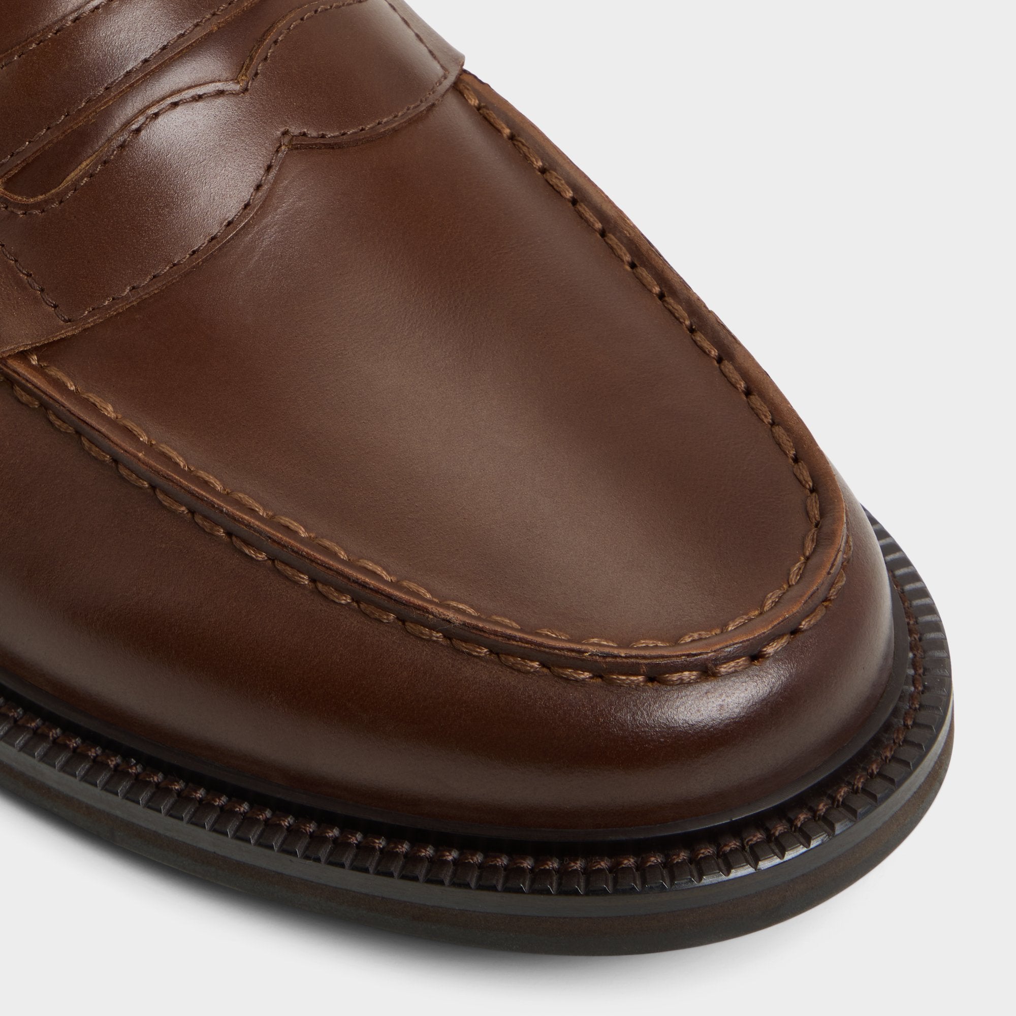 Aldo Buckley mocassins cuir marron penny homme