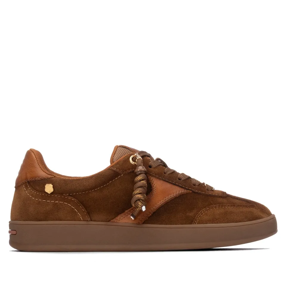 Carmela 16437201 basket cuir camel lacets