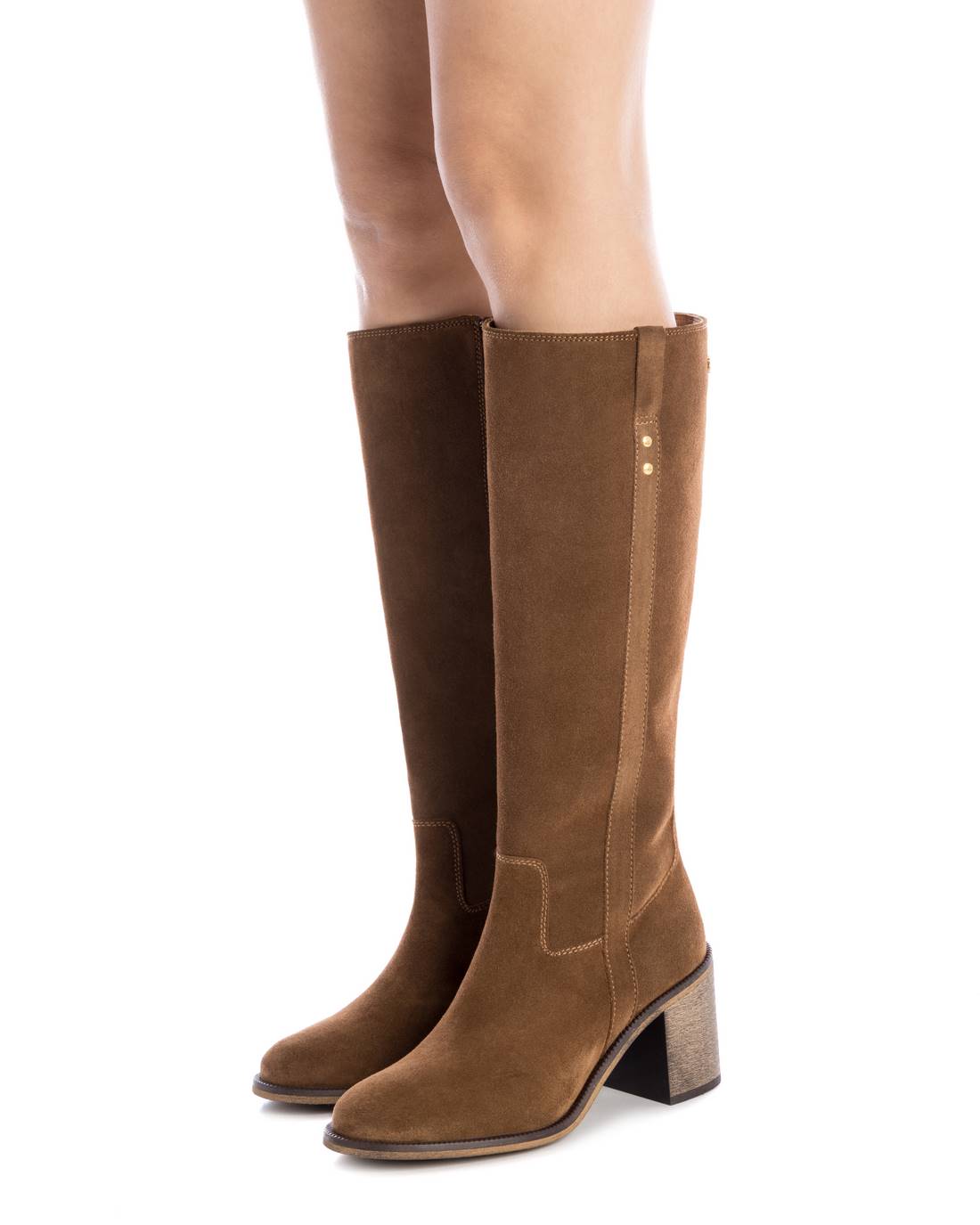 Carmela 16197101 botte cuir marron talon 7cm 35-41