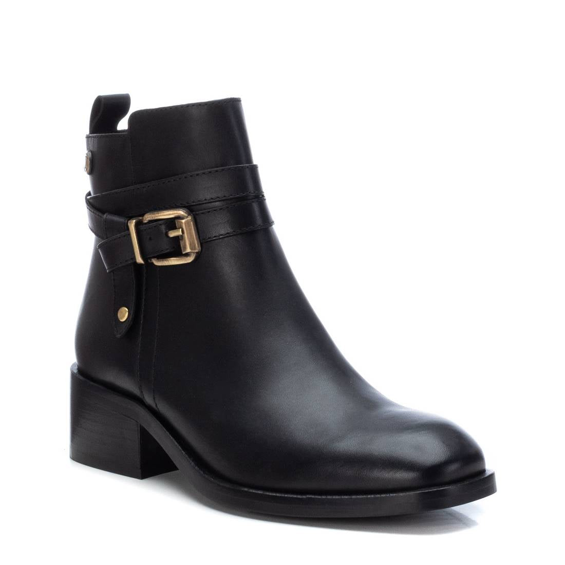 Carmela 16095101 bottines femme noir cuir 4 cm