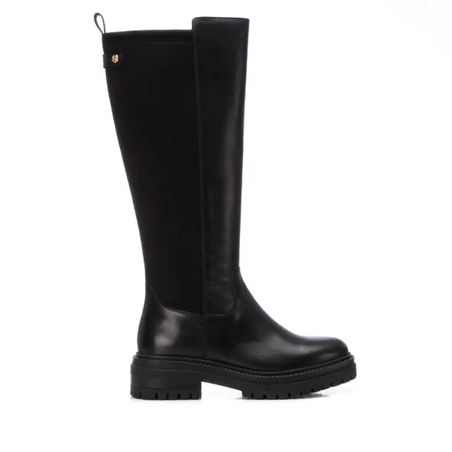 Carmela 16177901 Botte cuir noir motard