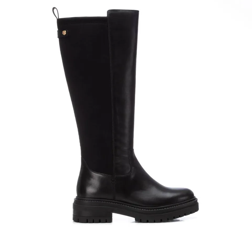 Carmela 16177901 Botte cuir noir motard