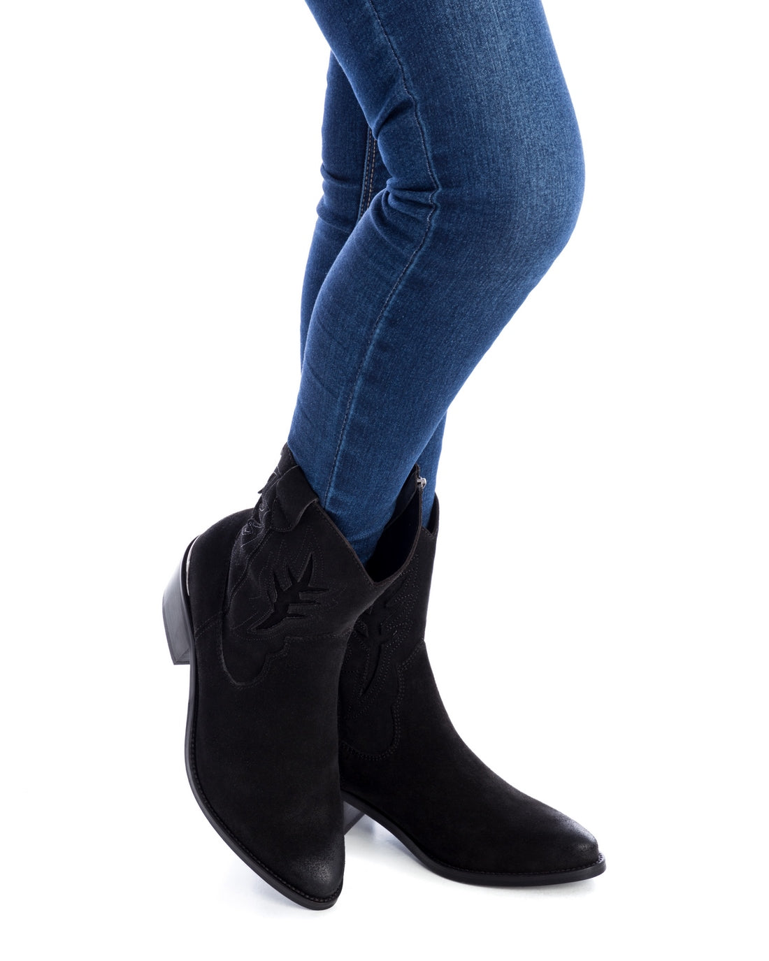 Carmela 16010501 bottines femme noir talon 5 cm