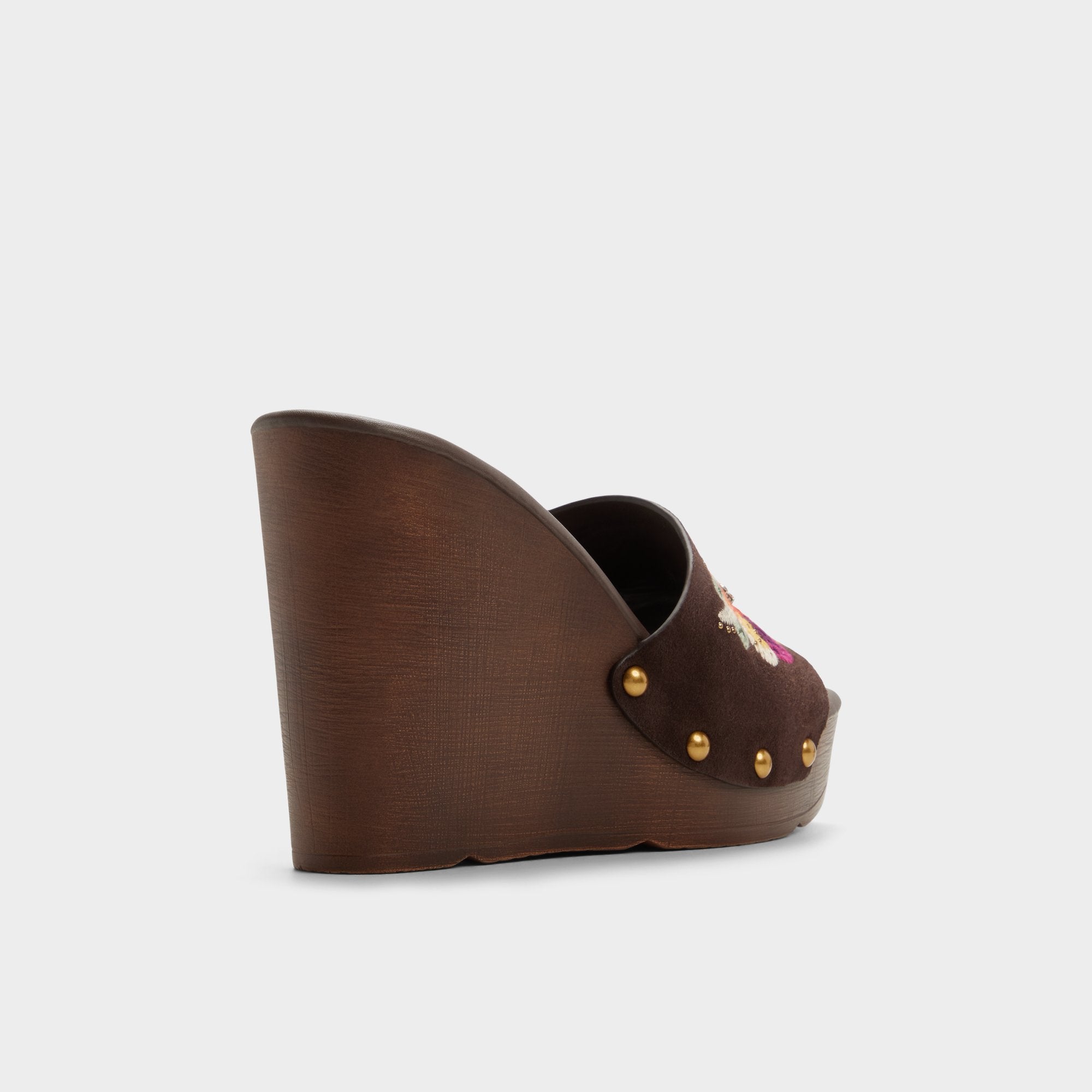 ALDO Grounded bottes compensées marron