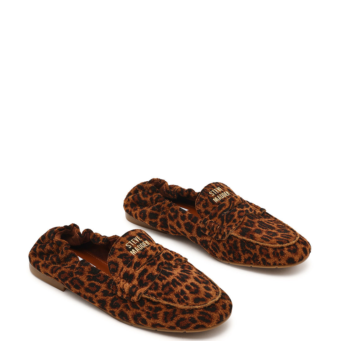 Steve Madden Newbury-A ballerines daim léopard
